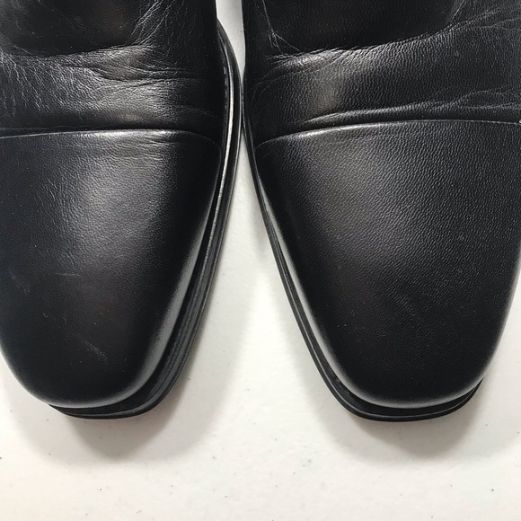 Magnanni Black Leather Cap-Toe Oxfords Size 11 SB- main image 7